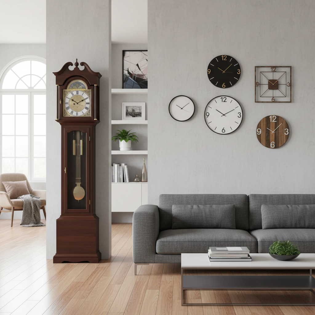 Wall Clock vs Grandfather Clock: Which Wins Now?